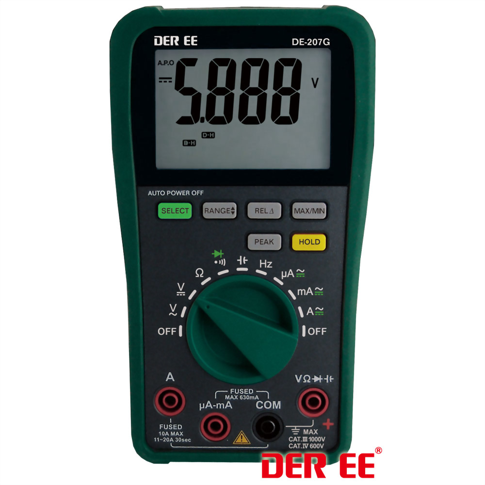 DE-207G Мультиметр цифровой