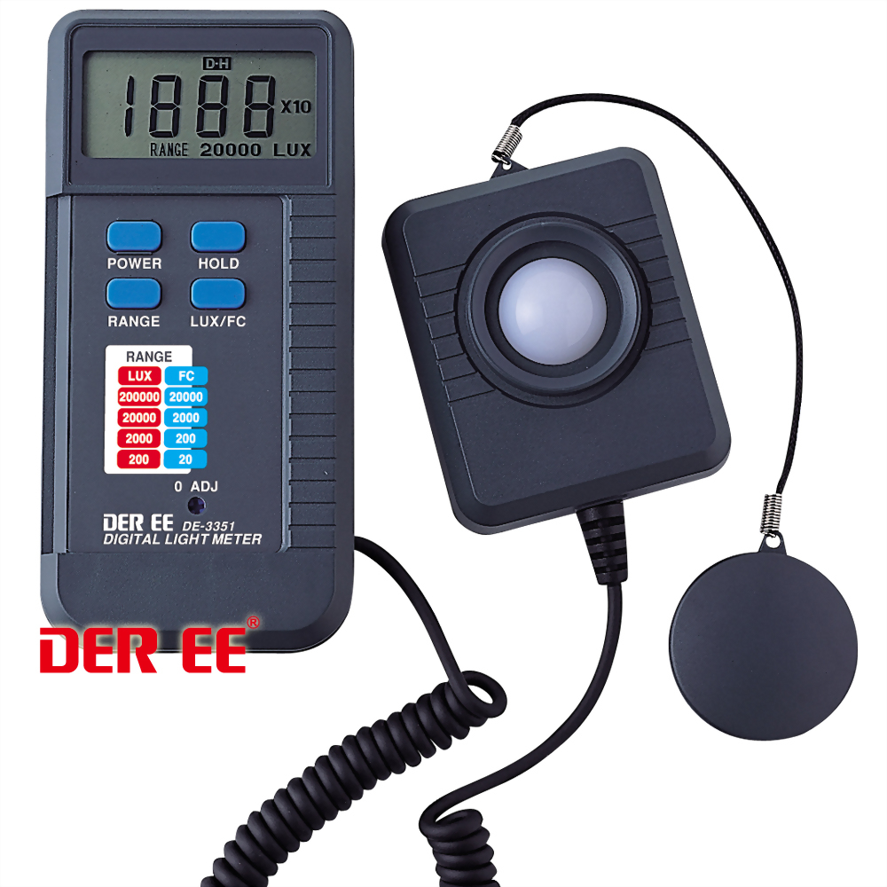 DE-3351 Digital Light Meter | DER EE