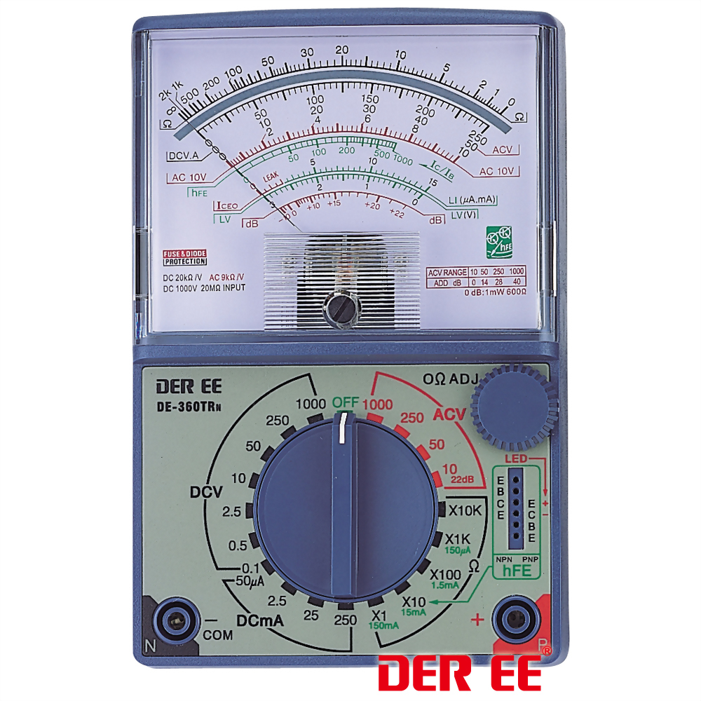 DE-360TRn Analog Multimeter