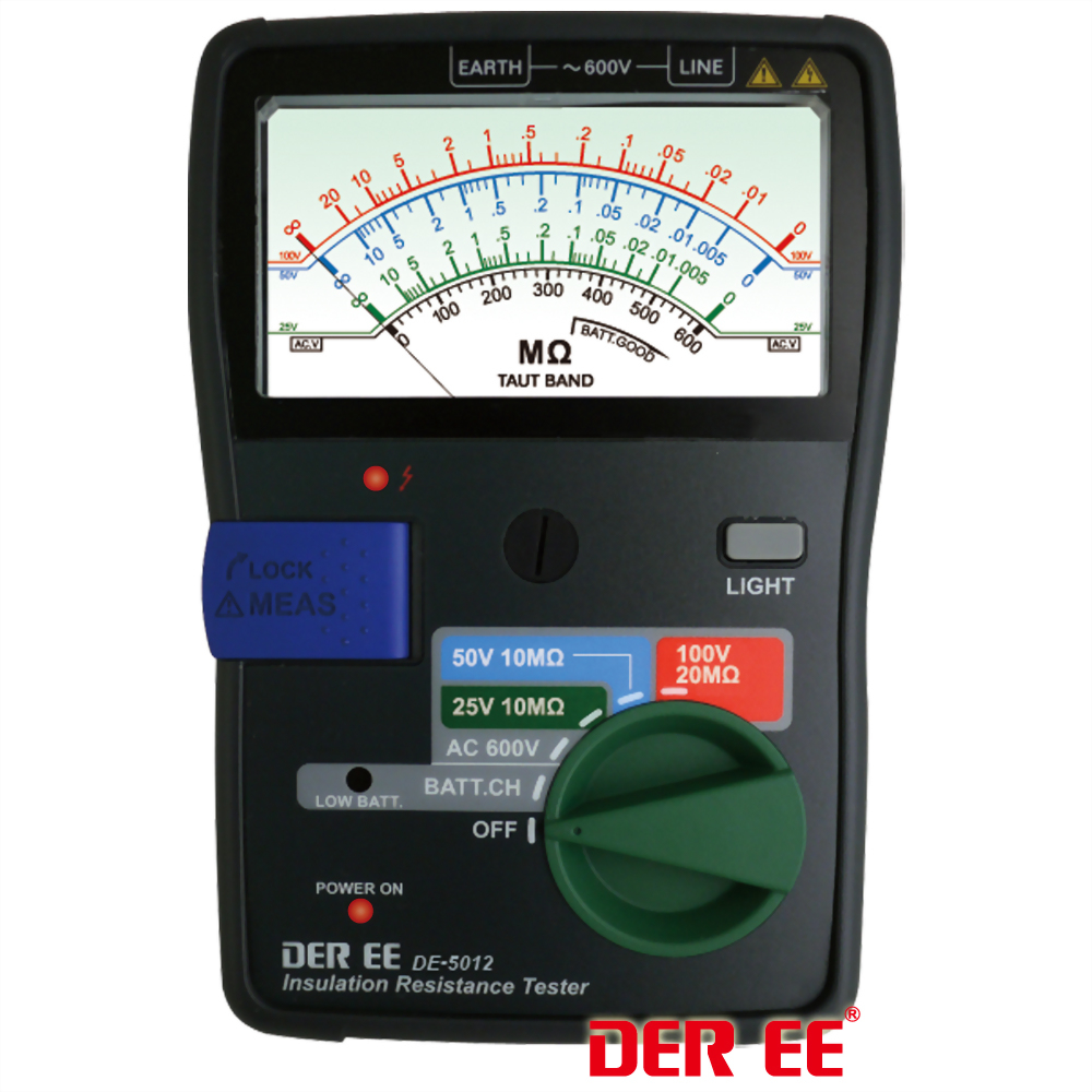 DE-5012 指針式絕緣電阻計
