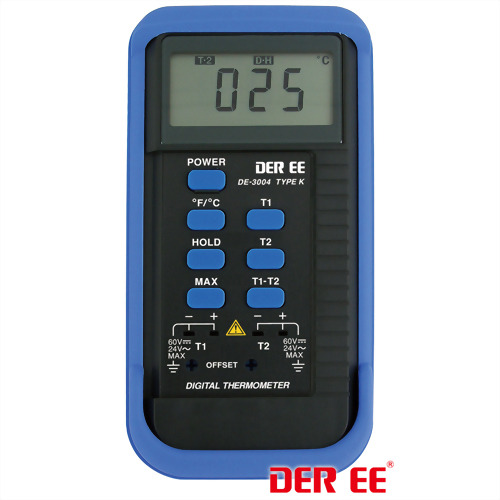 DE-3004 Máy đo nhiệt độ kiểu K DE-3004 Máy đo nhiệt độ kiểu K