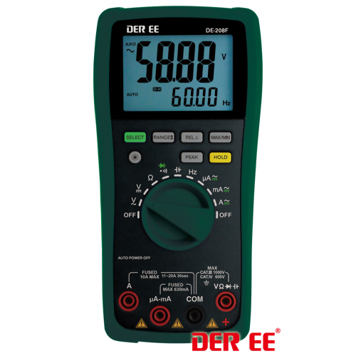 DE-208F Đồng hồ vạn năng DE-208F Đồng hồ vạn năng
