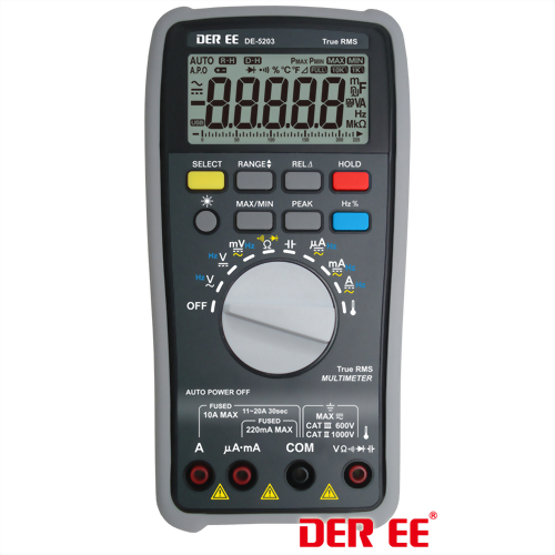 DE-5203 Đồng hồ vạn năng DE-5203 Đồng hồ vạn năng