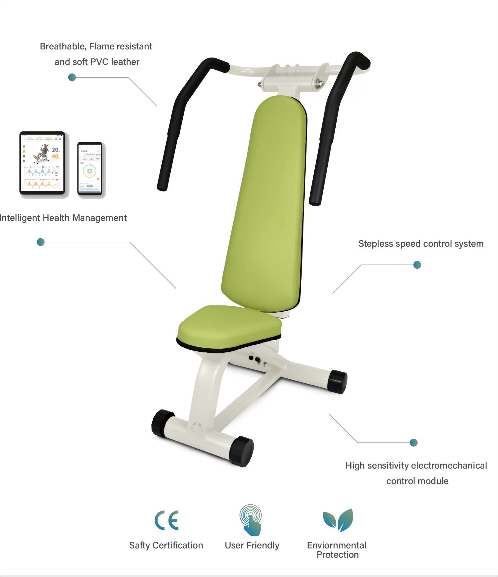 Isokinetic Shoulder Press / Lat Pull Down Training