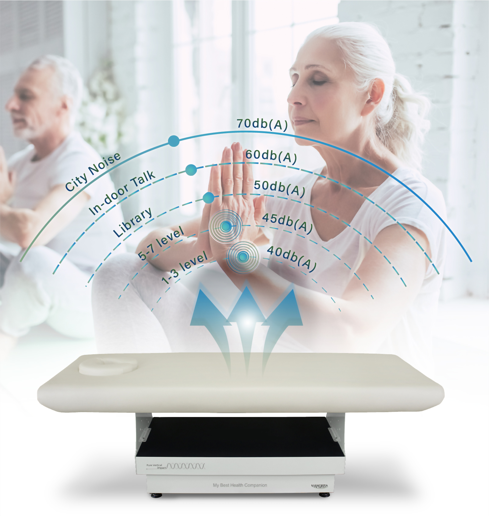 Whole Body Vertical Vibration Bed