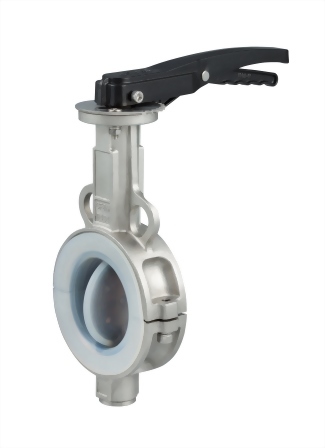 PFA lined butterfly valve Stainless Steel