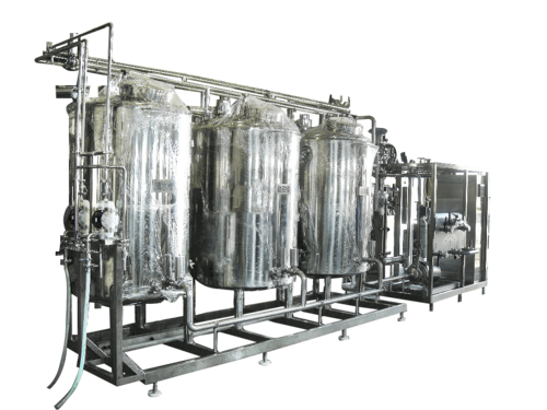 Multiple Independent Tanks CIP system