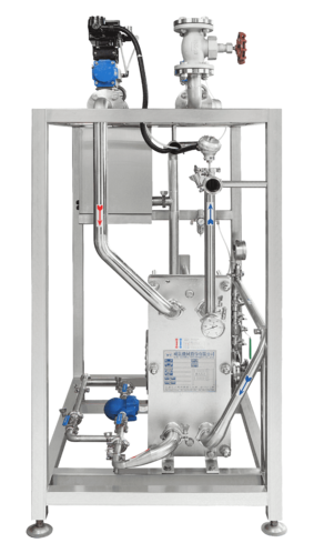 Plate hot water generator