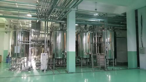 Food grade sanitary piping construction