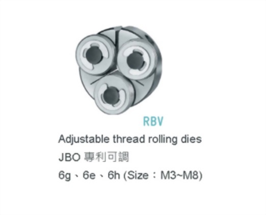 RBV : JBO專利可調式無屑板牙