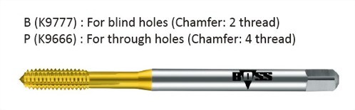 5.通孔異形螺帽用先端絲攻