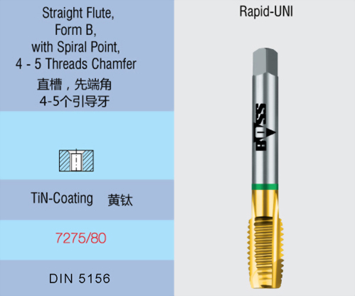 2-1.G牙通孔用先端絲攻