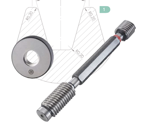 客製化多牙嘴螺紋栓規與螺紋環規