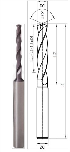 3-15. 4XD 微小徑鎢鋼鑽