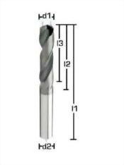 3-6. 3倍徑一般塗層銑刀柄內冷泛用型鎢鋼鑽頭