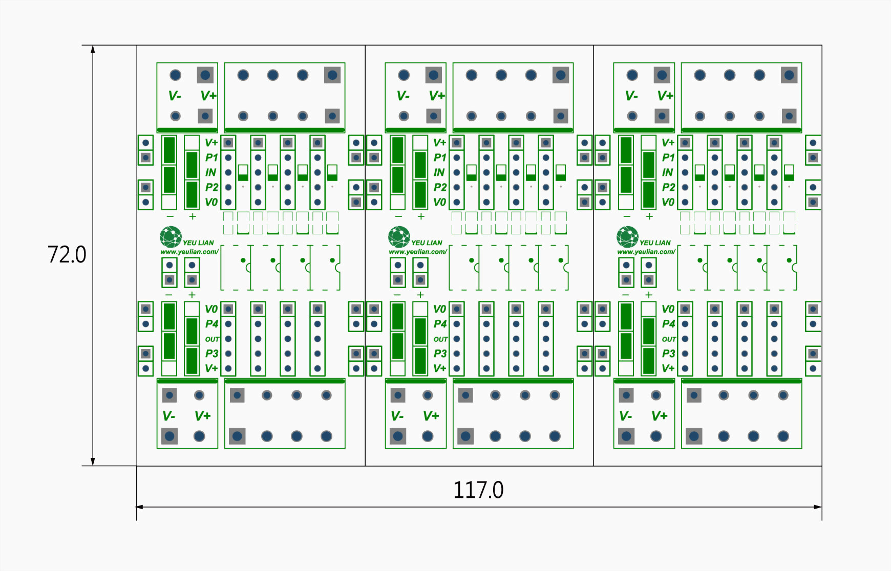 12 channel OPT module board