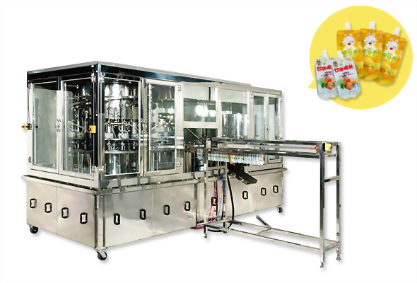 PASU-20F Auto Preform Pouch Filling and Capping Machine