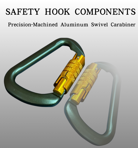 Safety Hook Components Manufacturer | CNC Aluminum & Steel Parts