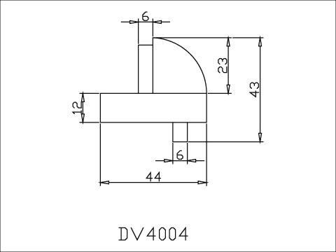 亜鉛ダイキャスト製戸当り