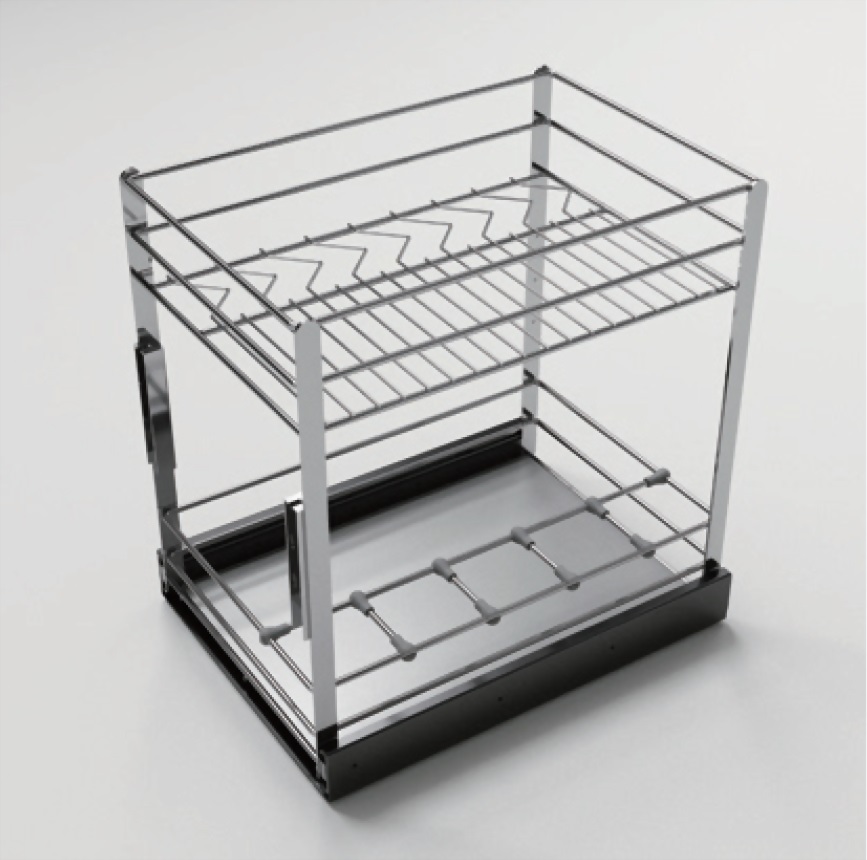 Cushioned double bottom cradle