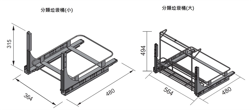 Buffer sorting bucket
