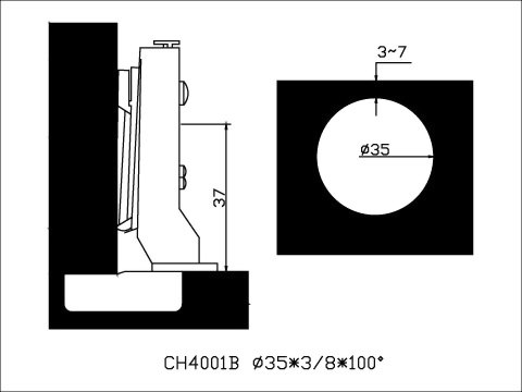 SOFT CLOSING EURO HINGES