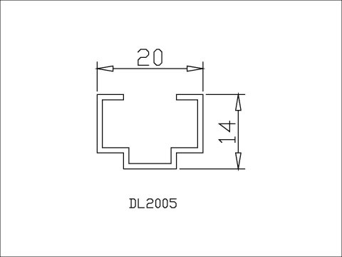 アルミ製上レール（上吊式ドア用）
