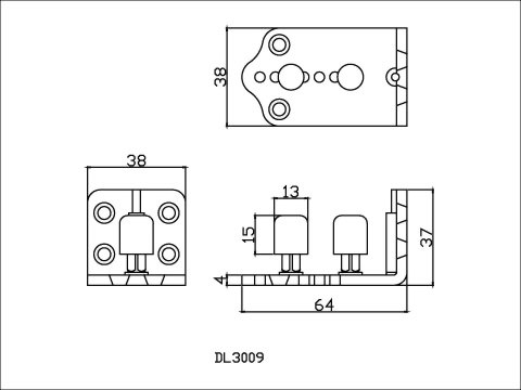 調整可能二重芯ベアリング下ガイド