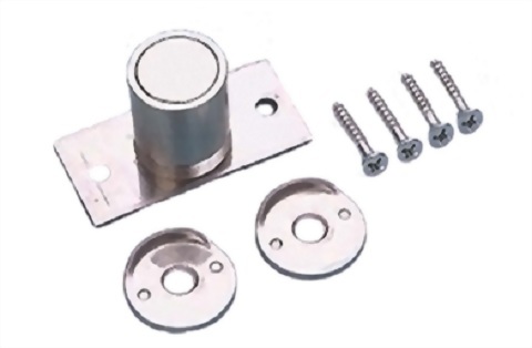 隐藏可调式磁浮连动门下止