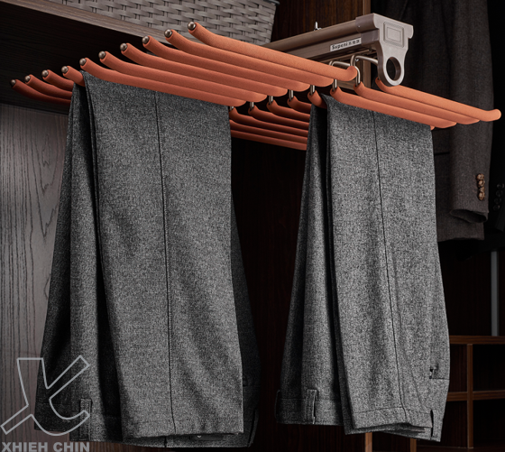 PULL OUT PANTS RACK CLOTHES HANGER RACK
