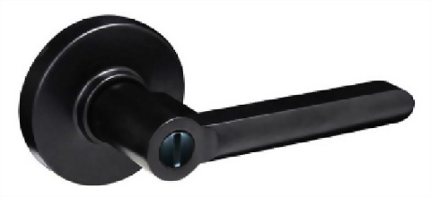 Bathroom horizontal door lock