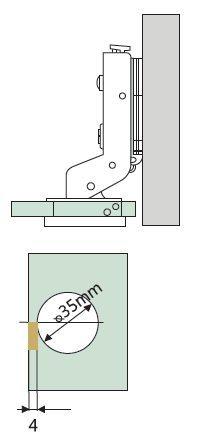 SOFT CLOSING EURO HINGES