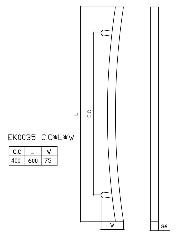 玄関ドアハンドル