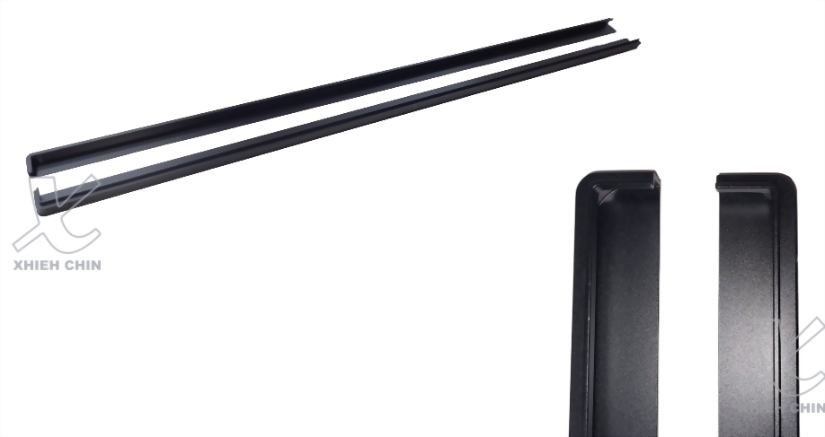 Recessed aluminum handle