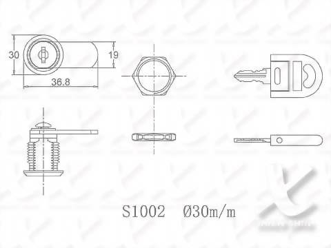 窓用シリンダー錠