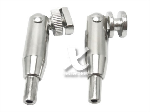 Movable/fixed 90 degree Y cable head