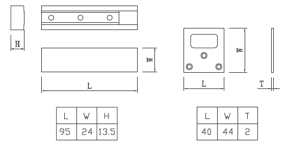 アルミ製ストライク開き戸