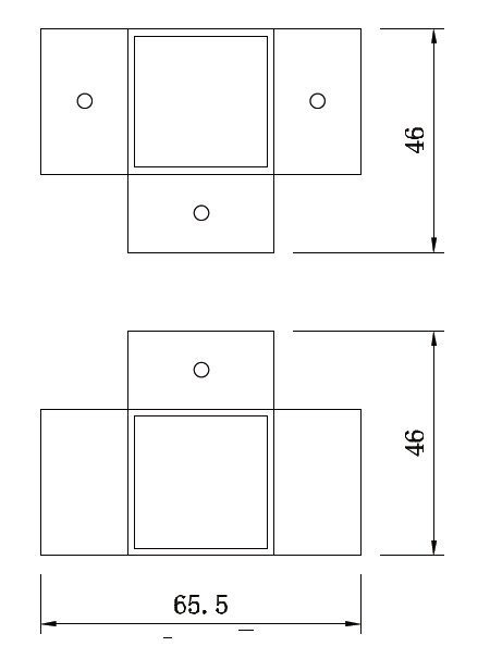 亜鉛ダイキャスト製パイプ用ソケット（K字型）
