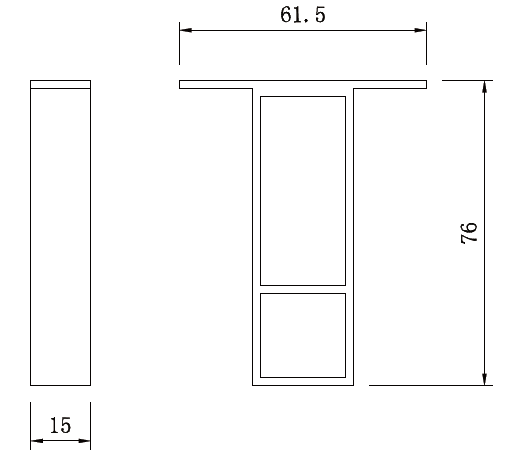 20方管-长脚管头