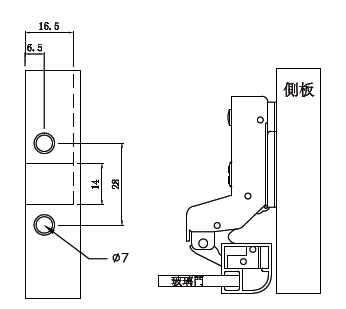 油压可拆西德后钮