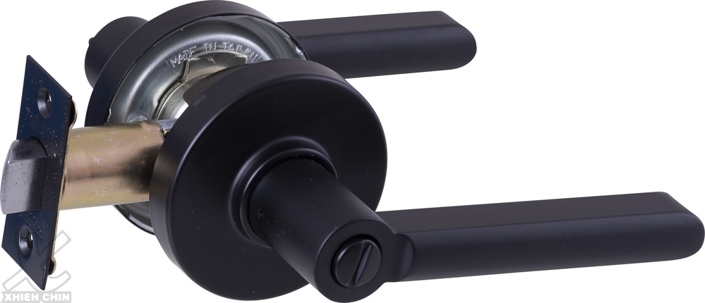 Bathroom horizontal door lock