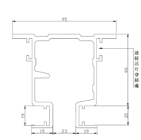 アルミ製下レール　パテントあり ※DL-1087ロールセット専用レール