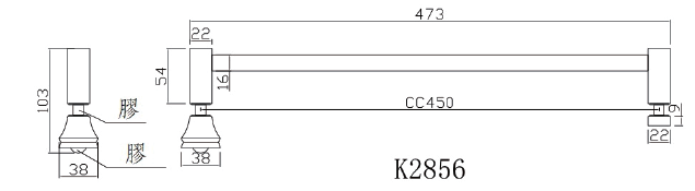 #304  卫浴把手+防撞垫