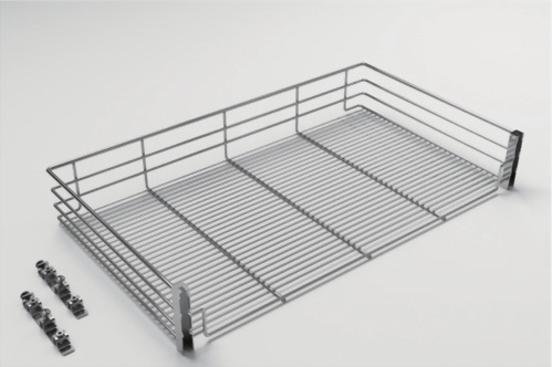 キッチン用スチール/204ステンレス鋼　ワイヤーラック壁に付ける　耐荷重：20kg