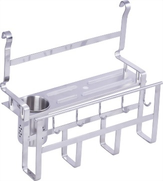 Stainless steel cutting board knife holder