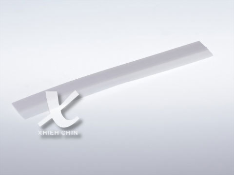 Self-adhesive door seam strip