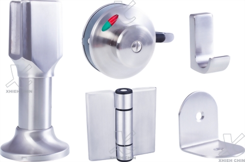 304不鏽鋼平門隔斷配件(整套)