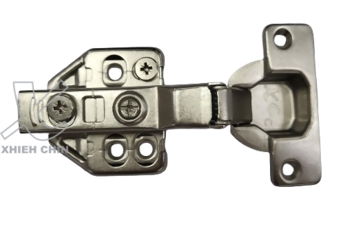 Steel hinges with soft-closing function
