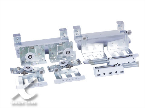 外掛雙向緩衝移門輪