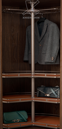 360度回転収納ラック（衣類用）